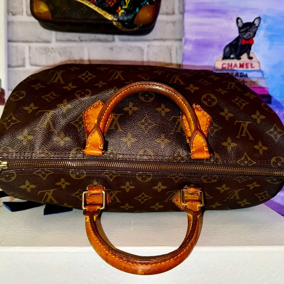 ❤️Louis Vuitton 35 Monogram Speedy Hand Boston Bag Old Model #2 - Picture 10 of 12